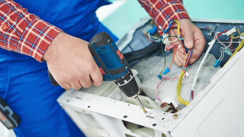 Haymana Daylux Daylux çamaşır makinesi kart tamiri – Su almama arızası orijinal parça ile giderildi. - Teknik servis örneği