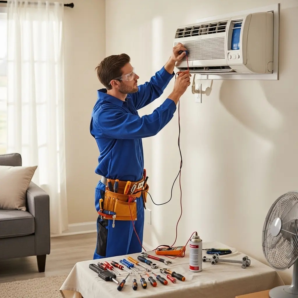 Haymana Daylux Daylux klima gaz dolumu ve bakım – Enerji verimliliği artırıldı. - Teknik servis örneği